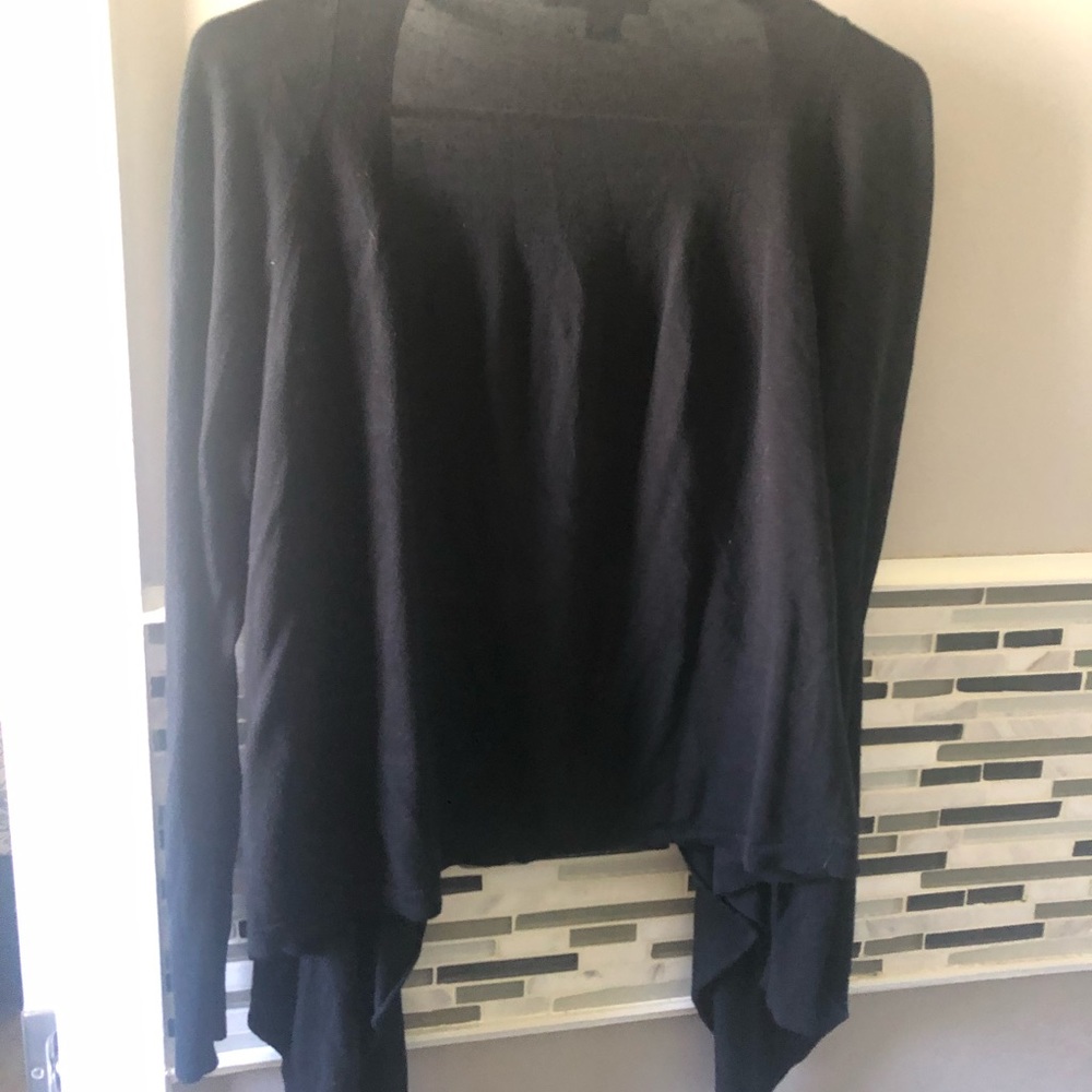 Black loose cardigan
